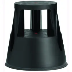 TABORET 2 STOPNIOWY CZARNY